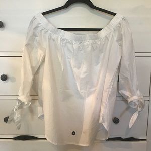 White off the shoulder blouse (brand new)