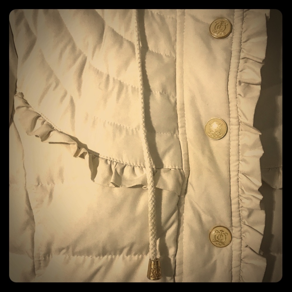 Juicy Couture Cream Puffy Jacket