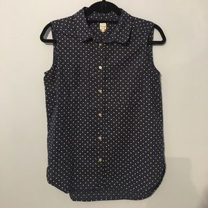 Madewell button down tank