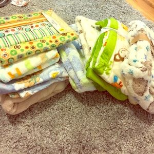 Baby blanket lot