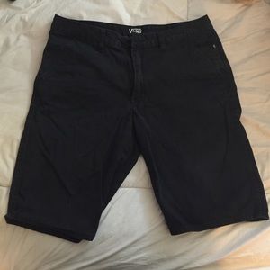 Vans black shorts