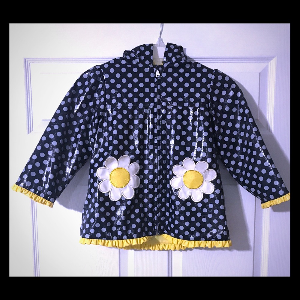 OshKosh Navy & Yellow Rain Jacket