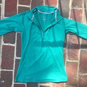 Teal Nike Quarter Zip