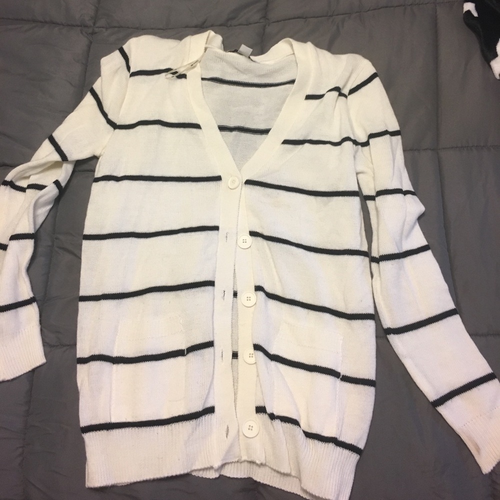 Striped cardigan