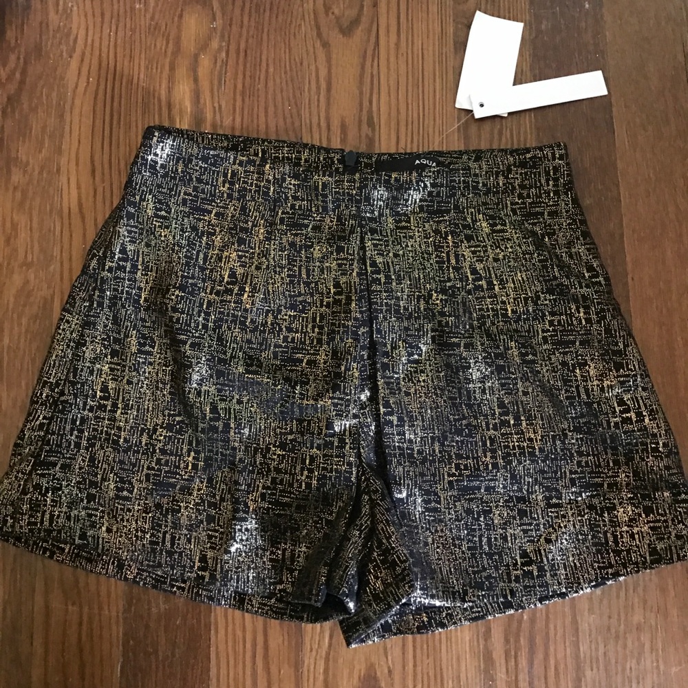 Black & gold shorts