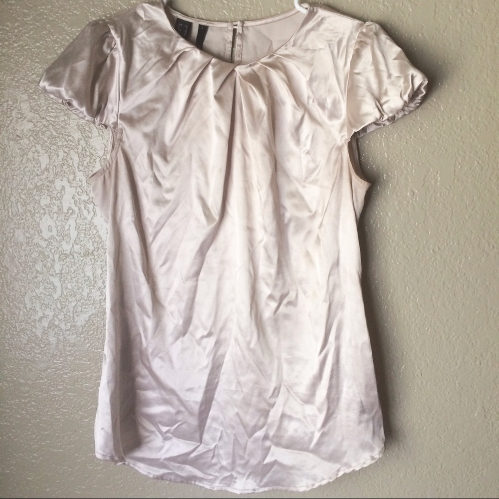 Mango satin girly top