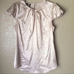 Mango satin girly top