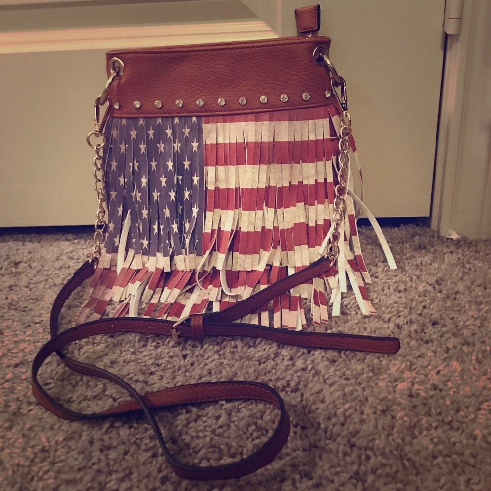 American Flag Crossbody