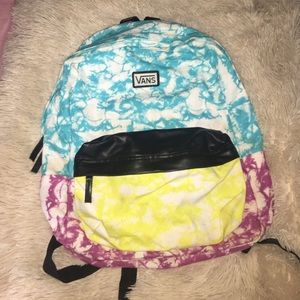 Tie dye Vans backpack