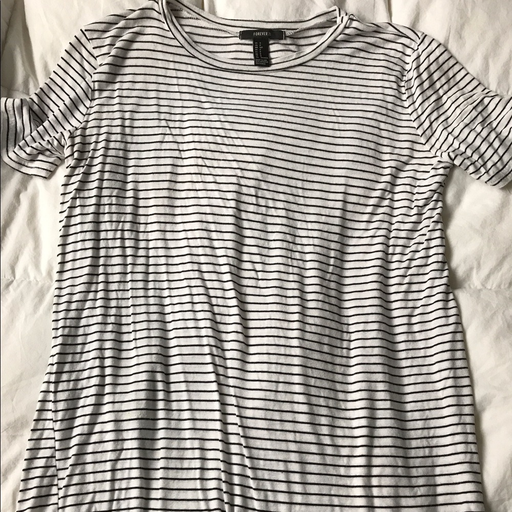 Striped TShirt Dress/ Tunic