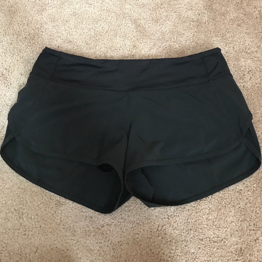 Black lululemon shorts