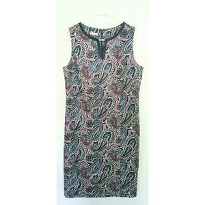 Talbot paisley shift dress