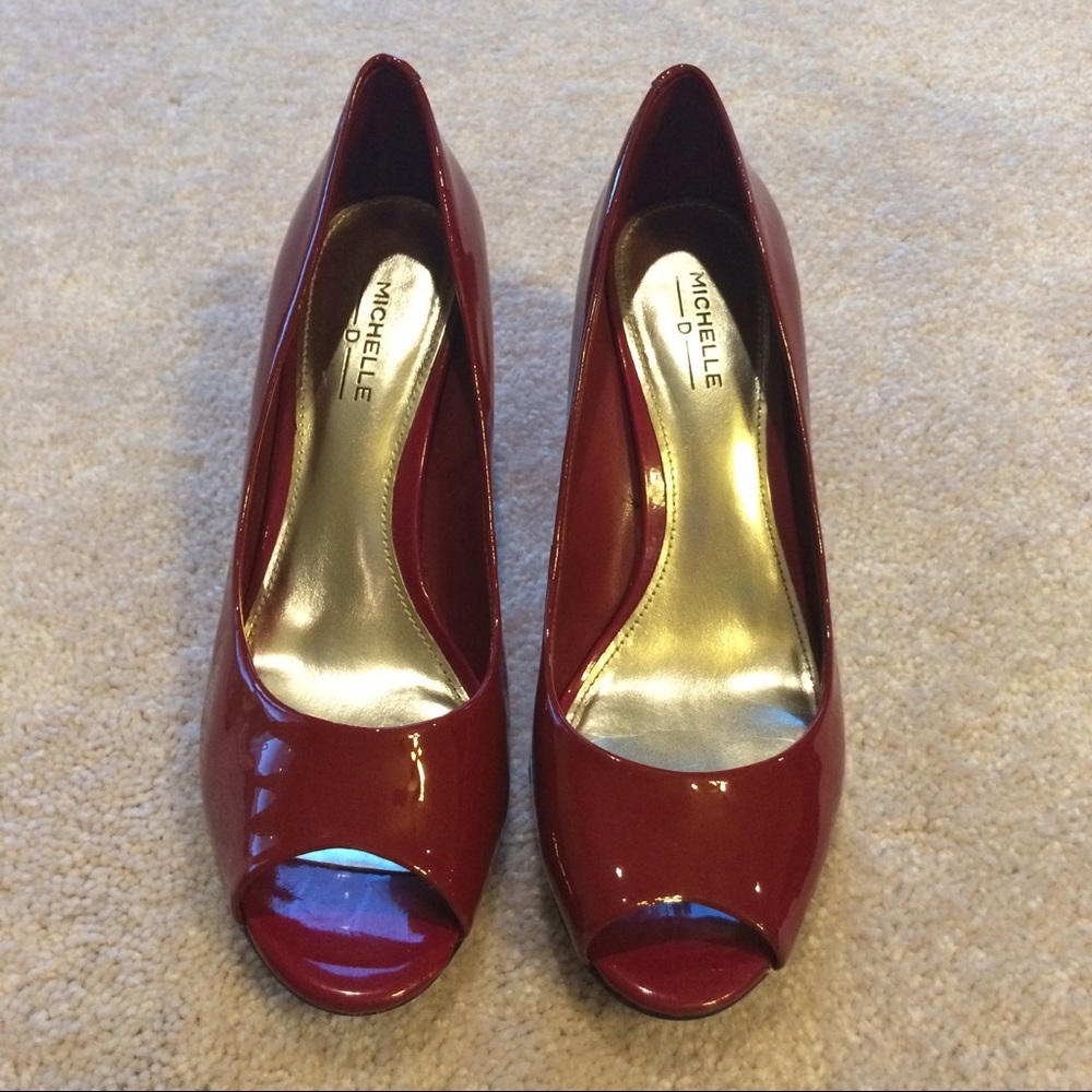 Michelle D Open Toed Heels