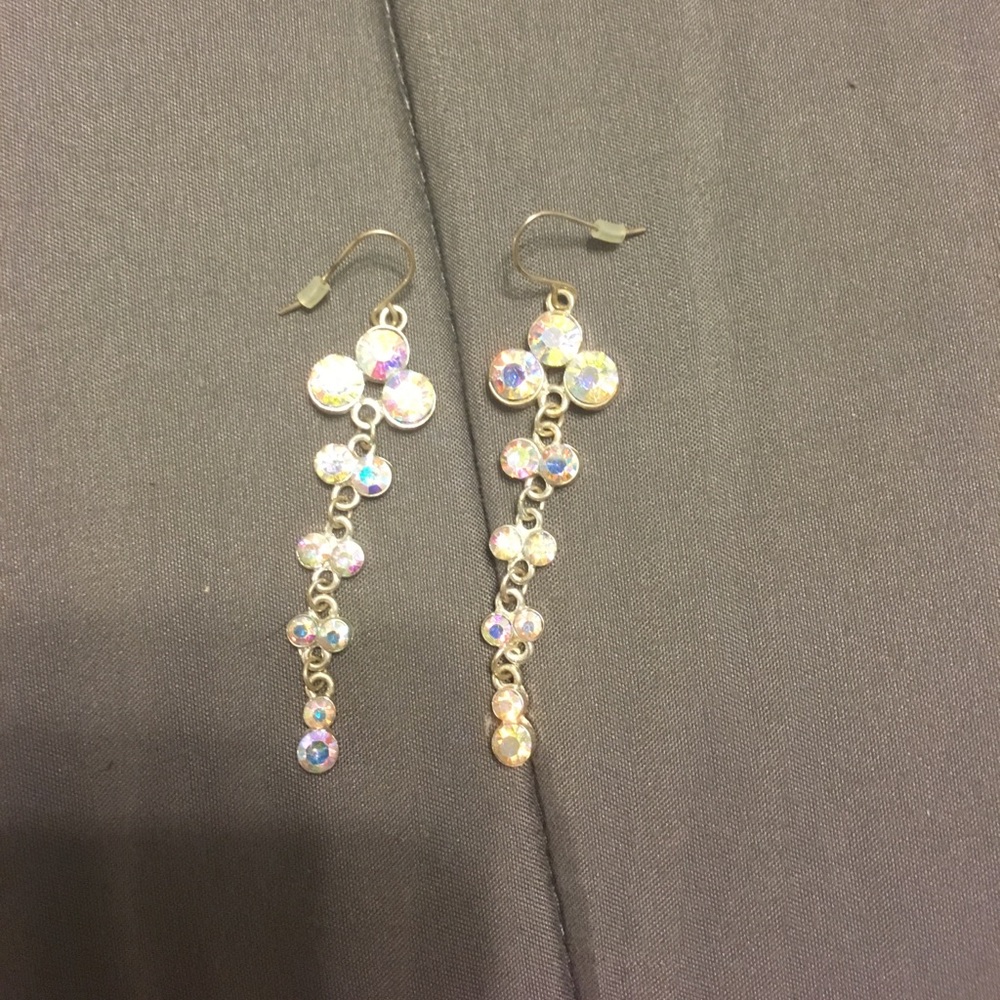 Sparkly dangling earrings