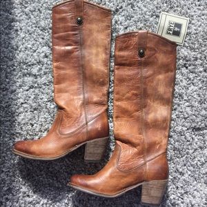 Frye "Jackie" button tall boots