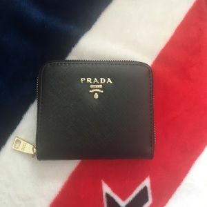 Coins and card holder.