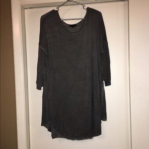 Women's POL grey top