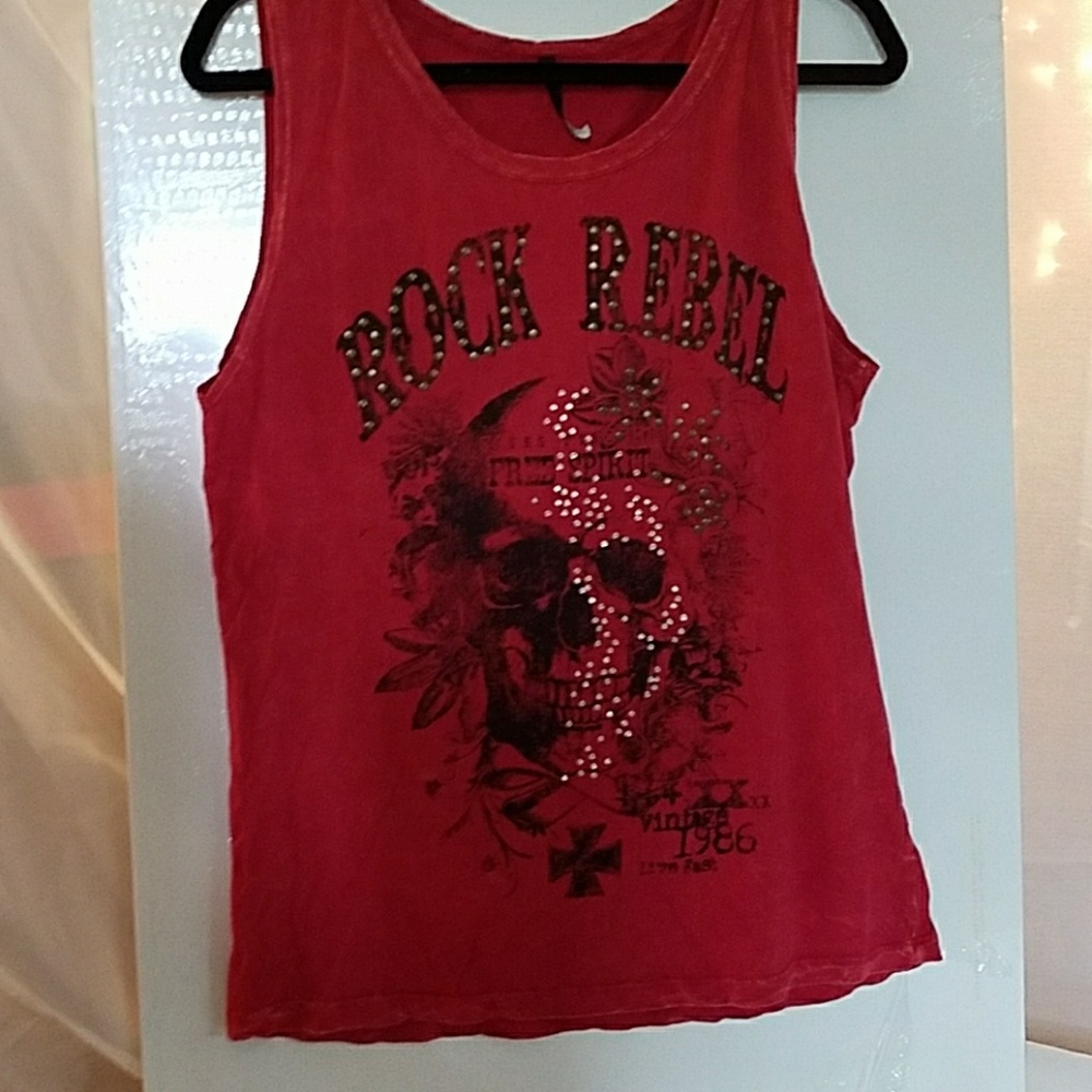 Rock rebel muscle tee