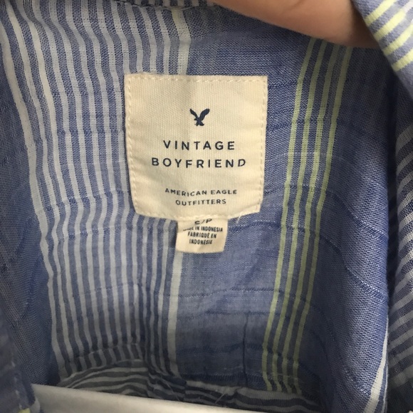 Light Vintage Boyfriend Fit Button Down - Picture 2 of 2