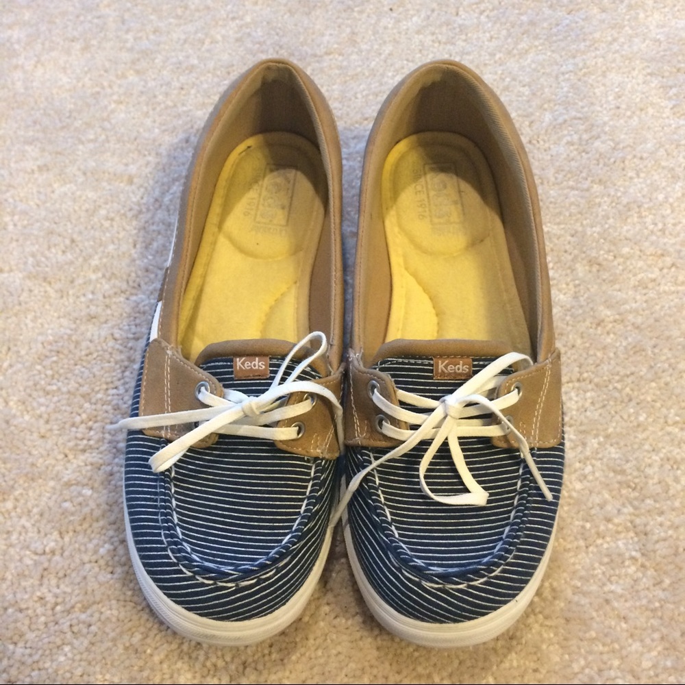 Blue Striped Keds