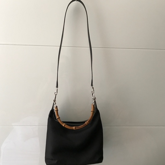 Gucci Bamboo nylon, shoulder and crossbody bag - Picture 2 of 8