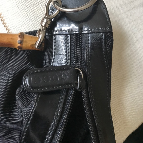 Gucci Bamboo nylon, shoulder and crossbody bag - Picture 6 of 8