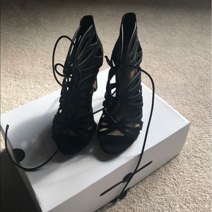 Lace up heels
