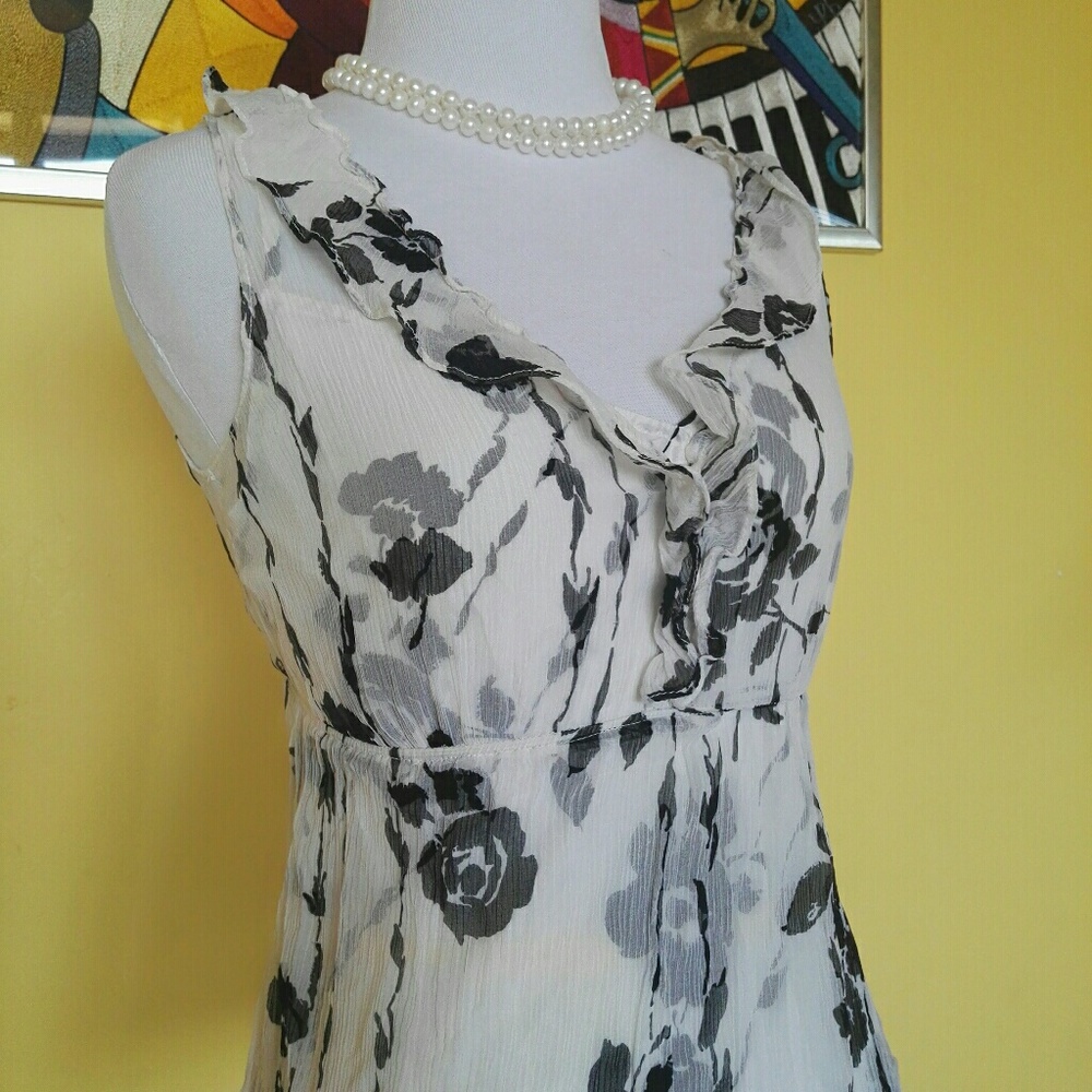 White H./ Black M. Women 100% Silk Tops