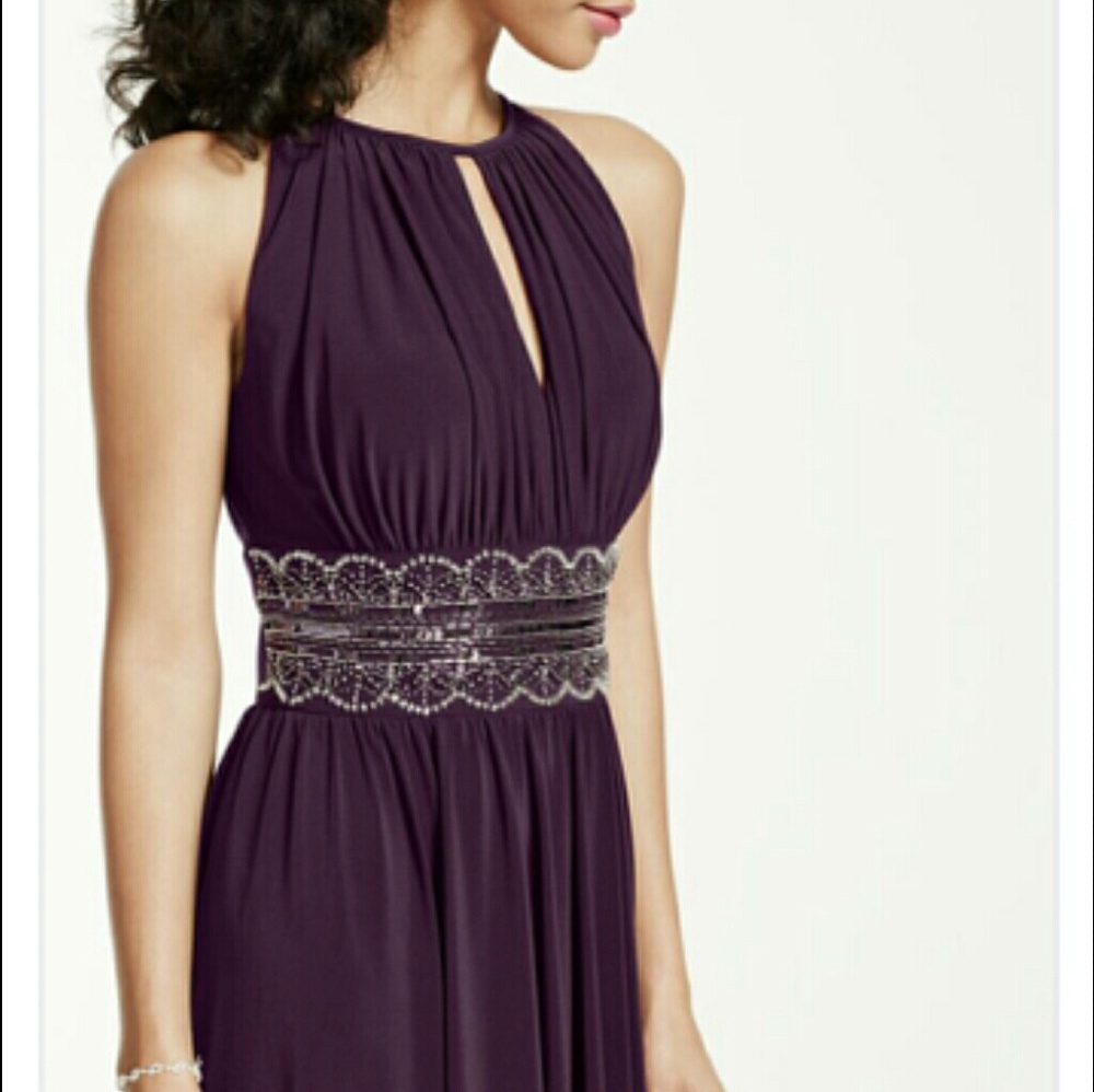Purple prom dress