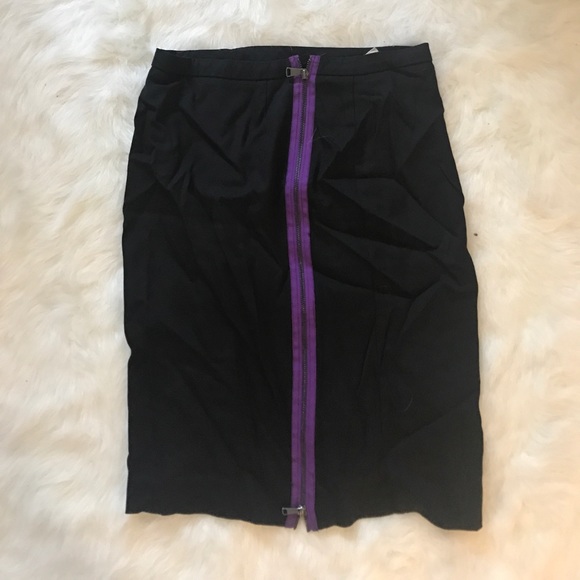 H&M Skirts - H&M Black and Purple Mini Skirt H&M Skirts - H&M Black and Purple Mini Skirt