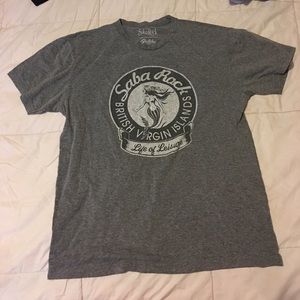 Saba Rock British Virgin Islands Men's t-shirt
