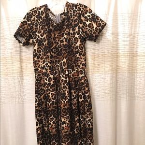 LulaRoe Leopard Print Amelia Dress