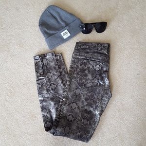 All saints snake skin pants