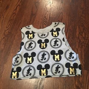 Forever 21 Mickey Crop Top