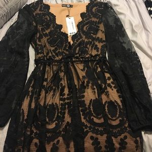 Boohoo Black Dress