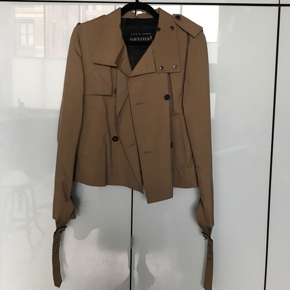 Gaultier trench jacket size 6 US