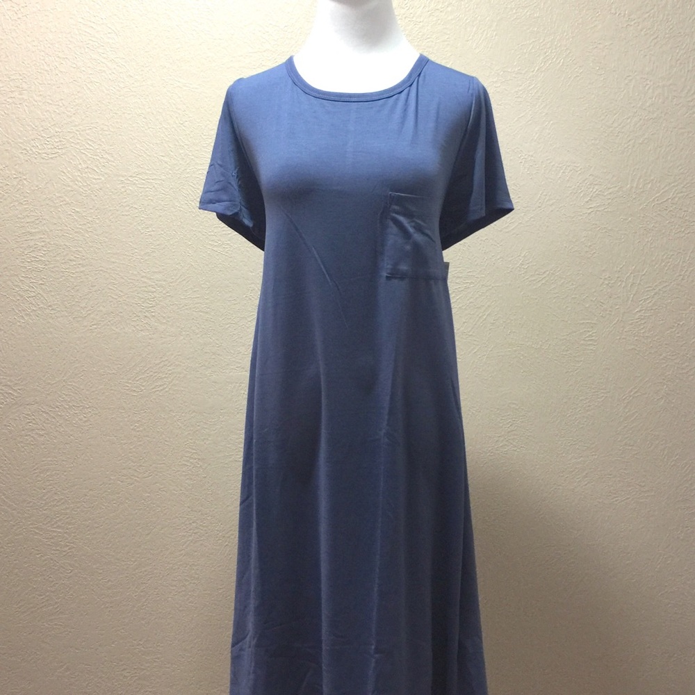 LuLaRoe Carly Size: XL BNWT Solid Blue 🦄🦄🦄