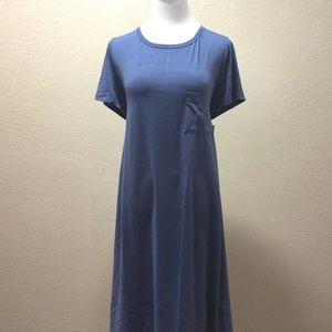 LuLaRoe Carly Size: XL BNWT Solid Blue 🦄🦄🦄