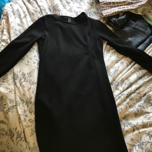 Black soft Fleece lined dress