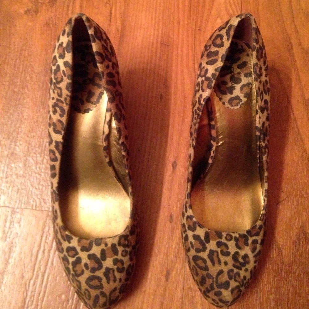 Cheetah print heels