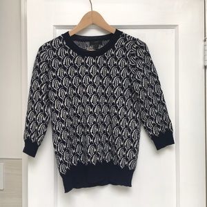 JCrew "Tippi" sweater in fish knit