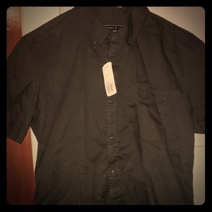 Men's short sleeve button up