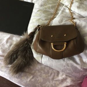 gucci crossbody bag with mink tassel