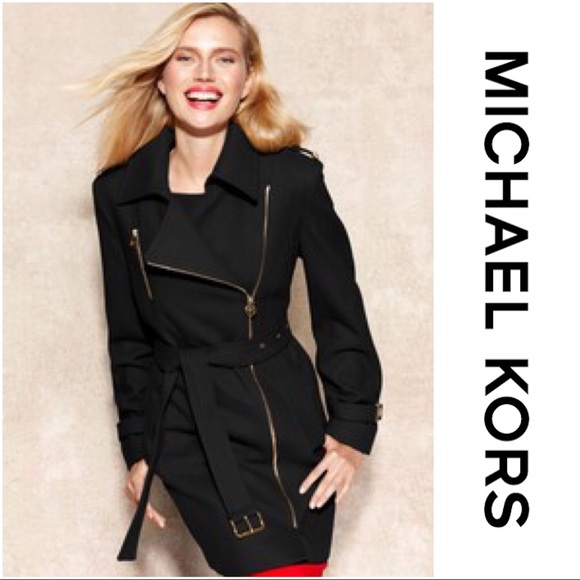 Michael Kors Asymmetrical Walker Coat