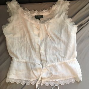 Ralph Lauren Button Up Tank Top