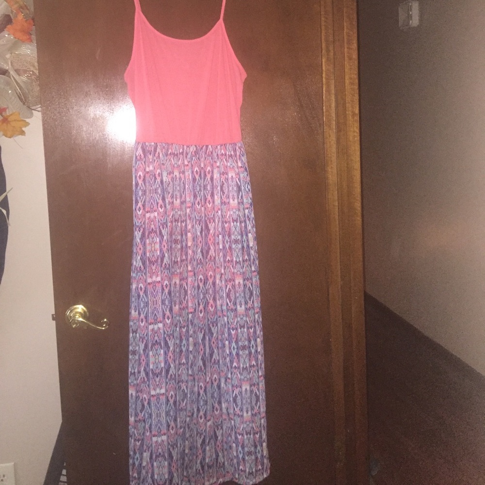 Tank top styled maxi dress