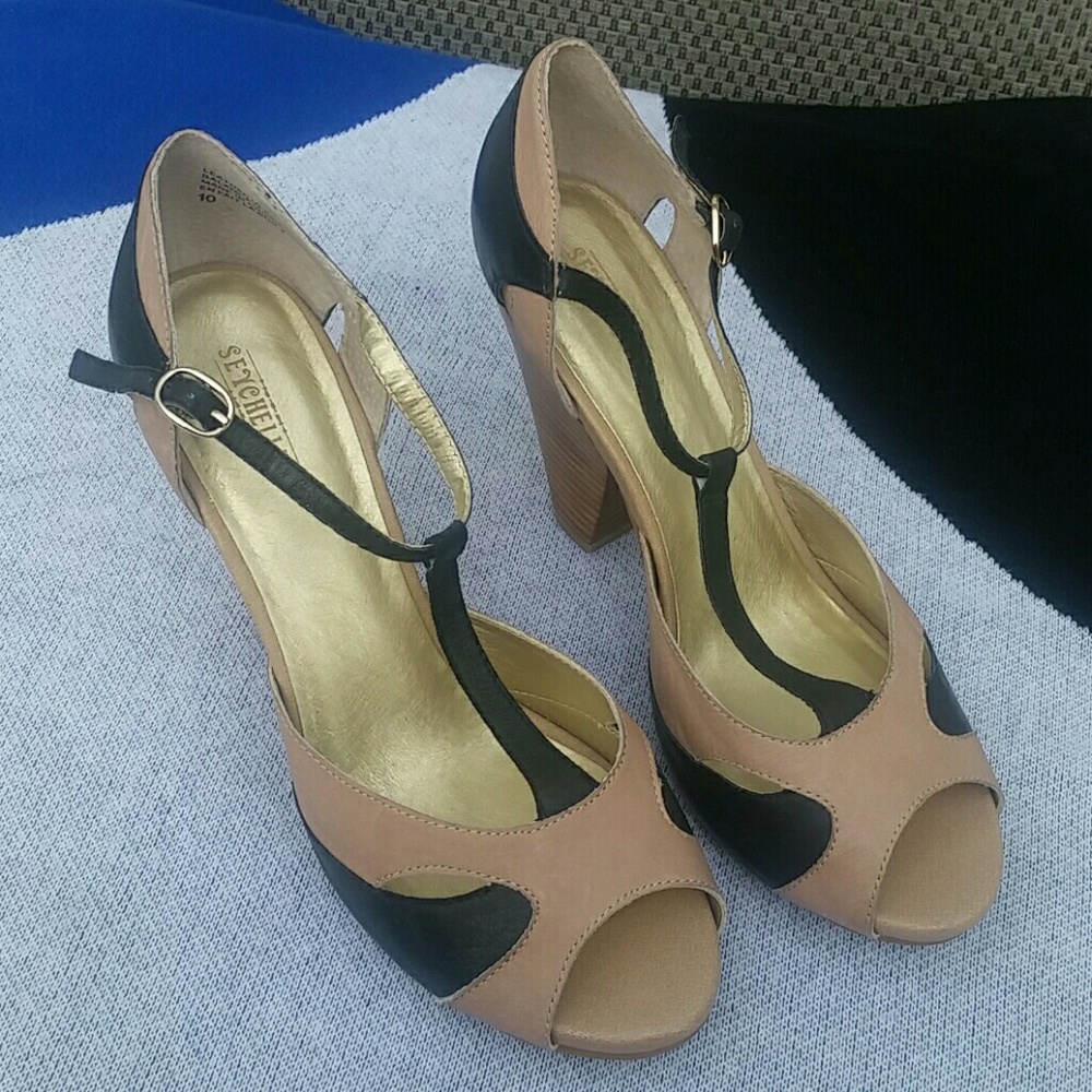 Saychelles Heel Shoes Sz 10