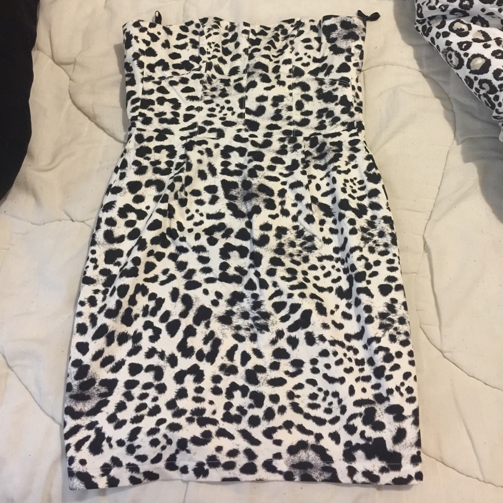 H&M Cheetah print mini dress