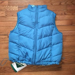 LL Bean reversible down vest
