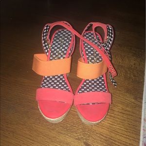 Fun Jessica Simpson wedges. Work once